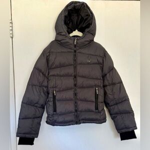 Spyder Kids Black Puffer Jacket Size 6 (Boy)